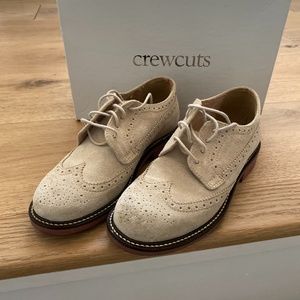 Crew cuts suede wingtip boys shoes